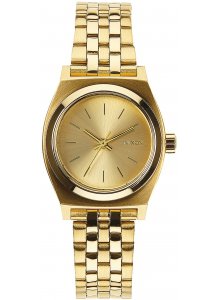 NIXON A399-502 Small Time Teller All Gold 26mm 10ATM